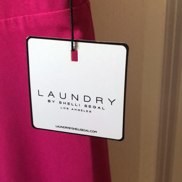 Fuchsia Laundry Cocktail Dress - Picture 3 of 6